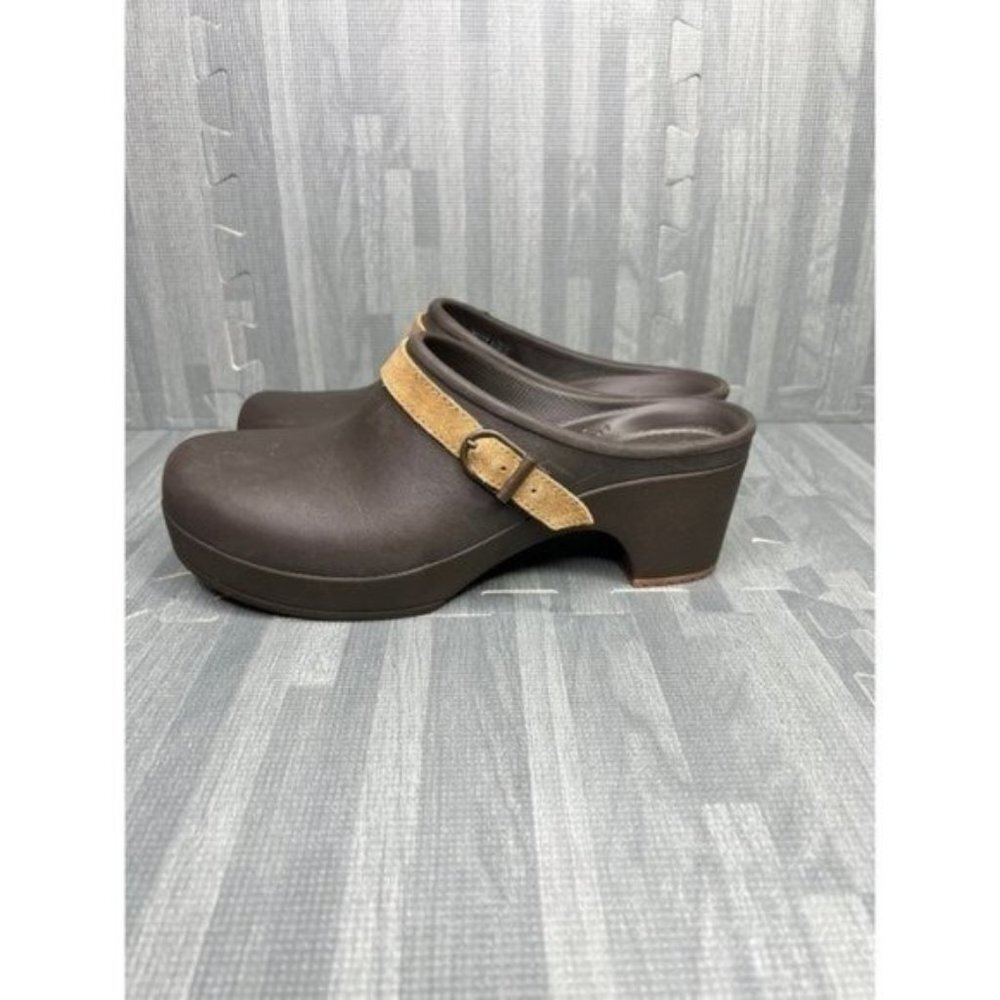 Crocs Sarah Mules Women's Size 9 Brown Slip On